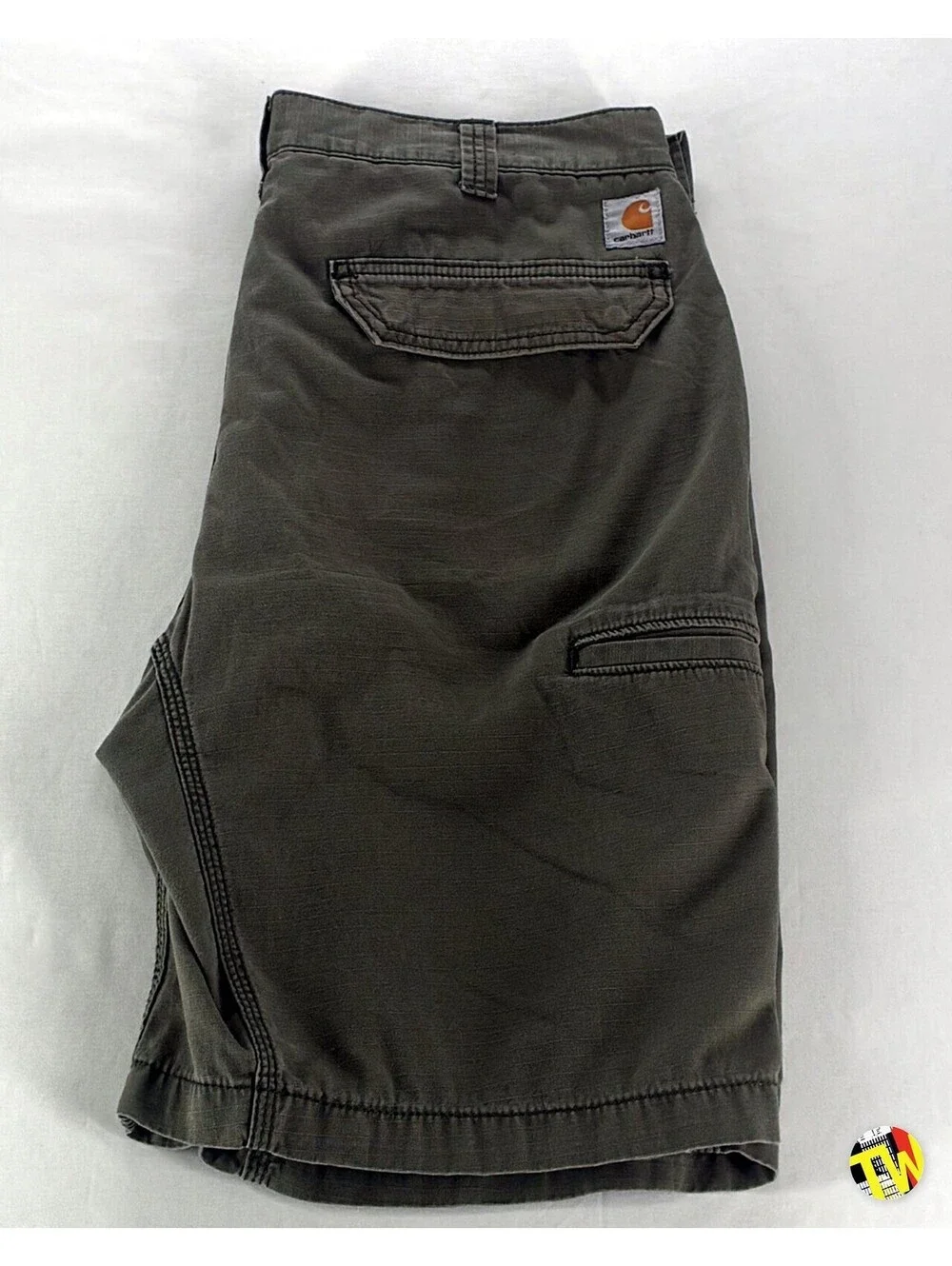 Carhartt Relaxed Fit Work Shorts Faded Black Canvas Utility